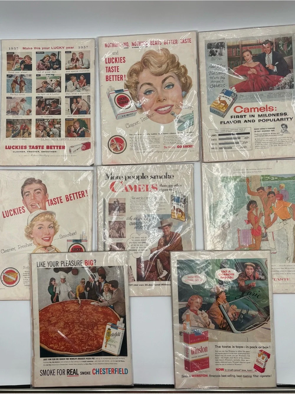 Vintage 1950s‎ LIFE Magazine Lot 1953 1955 Mid Century Ads Ephemera Decor
